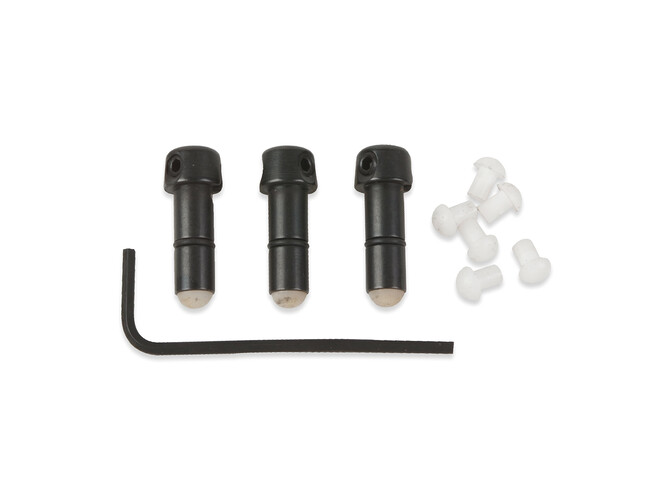 SET  DE 3 TETES POUR PIECE A MAIN FIXATION RAPIDE