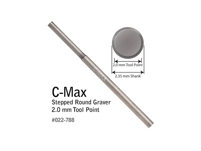 ÉCHOPPE RONDE C-MAX GRADUÉE, 2,0 MM
