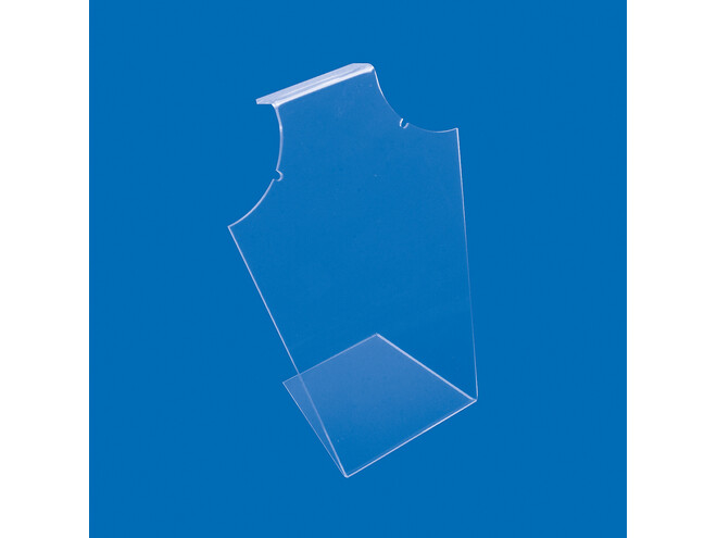 Buste acryl/plexi extra groot transparant