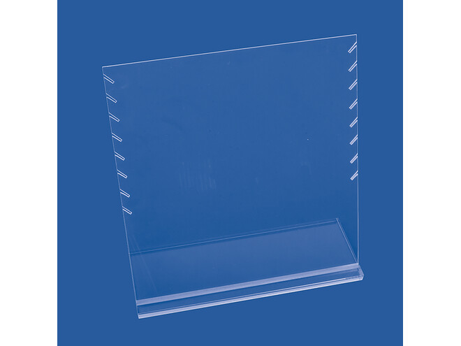 PRÉSENTOIRS À COLLIER HORIZONTAUX X8-TRANSPARENTS