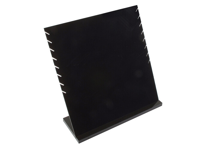 PRÉSENTOIRS À COLLIER HORIZONTAUX X8-NOIRS