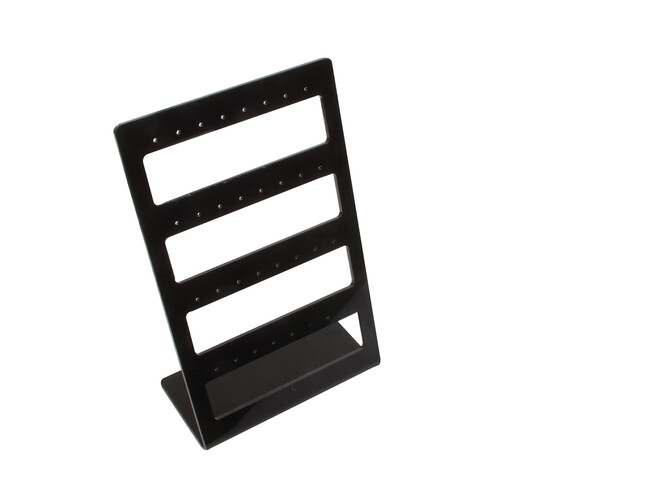 SOCLE POUR BOUCLES D'OREILLE-NOIR
