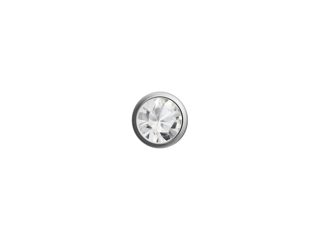 DZ EASY PIERCY -MINI SERTI BLANC-ACIER