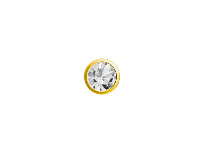 DZ EASY PIERCY- MINI SERTI – BLANC - DORÉ