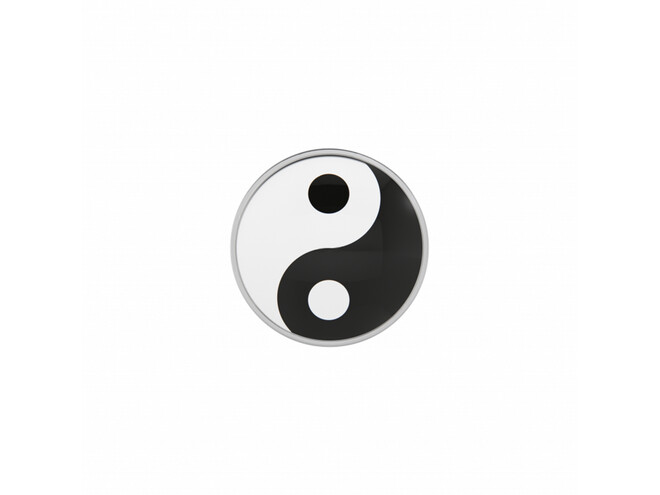 6PAIRE DE B.O. ACIER YING YANG