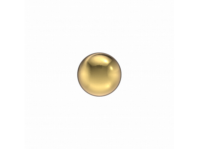 6 PAIRE DE B.O. DOREES MINI 3 MM