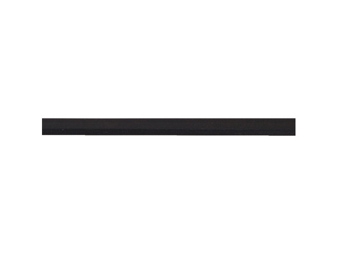 Corde caoutchouc noire section rectangle 4.0 x 2.0 mm