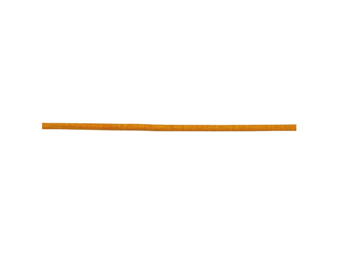 Corde en cuir jaune 1.5 mm