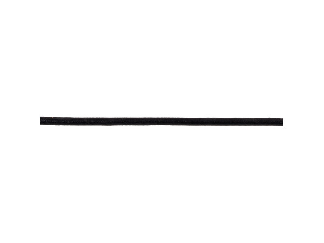 Corde en cuir  noir 2.0 mm