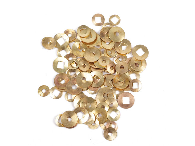 POINTER DISCS rondes et carrées ASS 100 PIECES