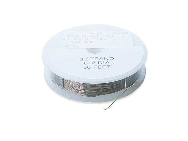CABLE TORSADE ENROBE  0,30 MM / 33 METRES