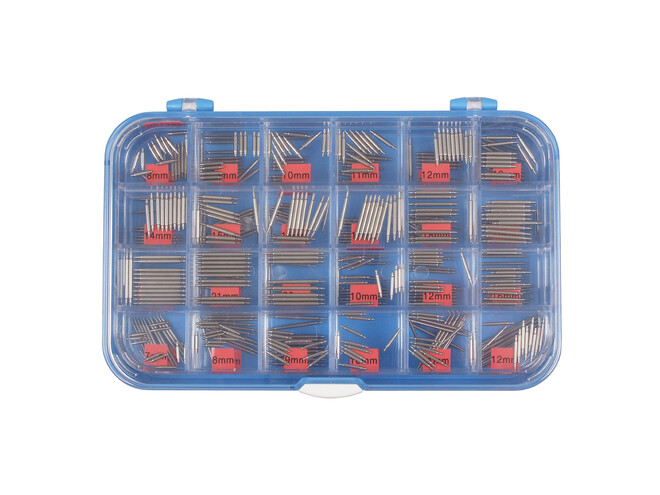 Push pins assortiment verschillende diktes