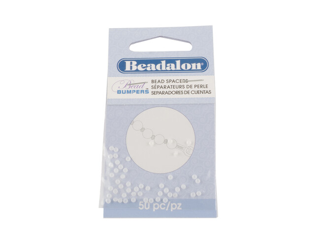 BEAD BUMPERS CLEAR 50ST 2.0 MM