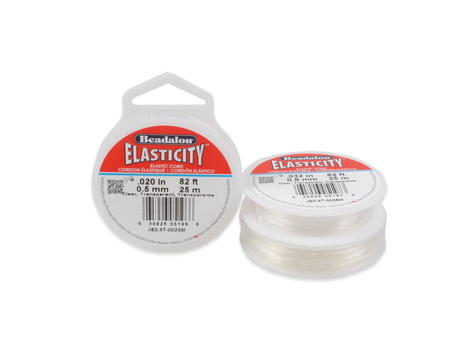 FIL ELASTIQUE TRANSPARENT 1,0 MM - 25 METRES