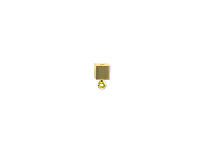 EMBOUTS POUR CORDE A MEM. CUBE JAUNE 4,0 MM