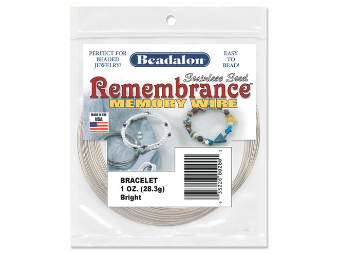 CORDE A MEMOIRE 28 GR. BRACELET BLANC