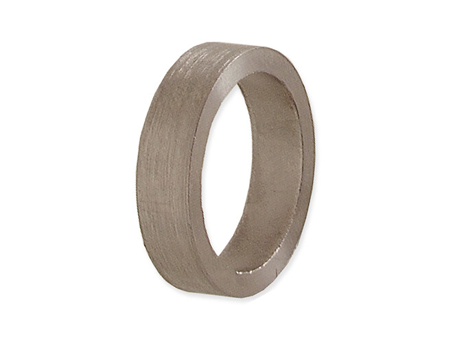 ANNEAU TITANE  5,0 MM PLAT TAILLE 21