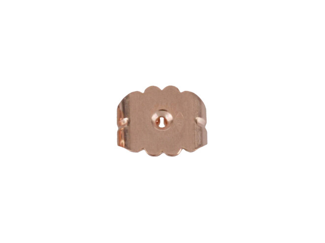 Poussette Belge massive or rouge 18 carats