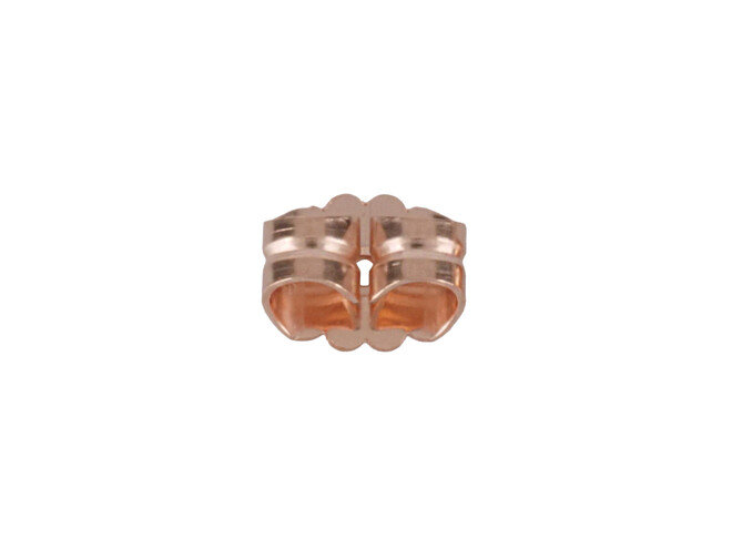 Poussette Belge massive or rouge 18 carats