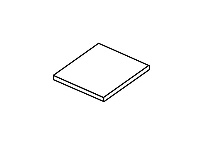 PLAQUE ARGENTIUM 935/- 0,8 MM