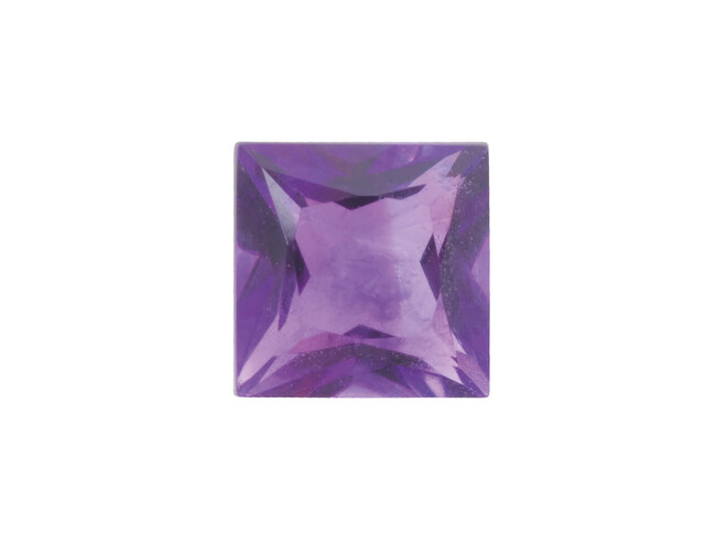 Améthiste véritable taille princesse 2.5 x 2.5 mm