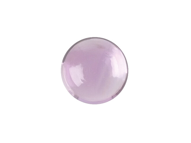 Améthiste véritable taille cabochon rond 7.00 mm