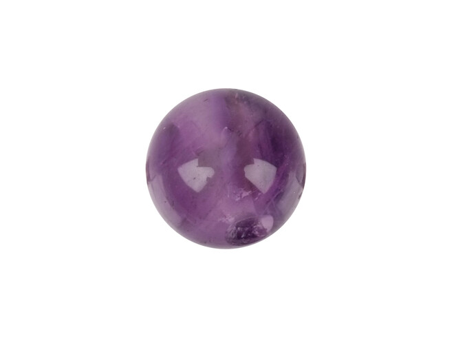 Améthiste taille boule percée 4.0 mm