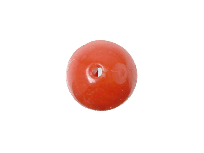 Corail rouge rond percé 2.5 mm