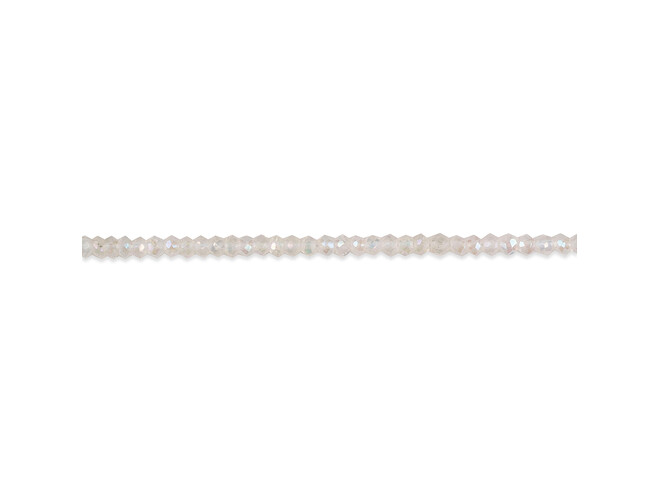 Collier de labradorites blanches taille facette 3,0 mm