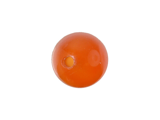Cornaline cabochon rond 4.0 mm