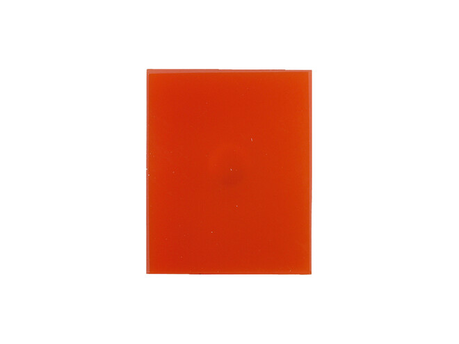 Cornaline plaque carrée  12.0 x 10.0 mm