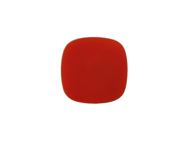 Cornaline  plaque forme tonneau 10.0 x 10.0 mm