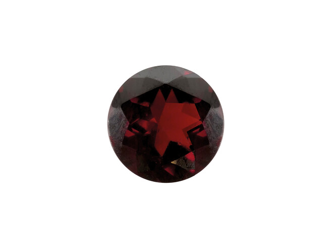 Grenat taille brillant rond 3.75 mm