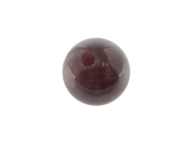 Grenat perle percé 4.0 mm