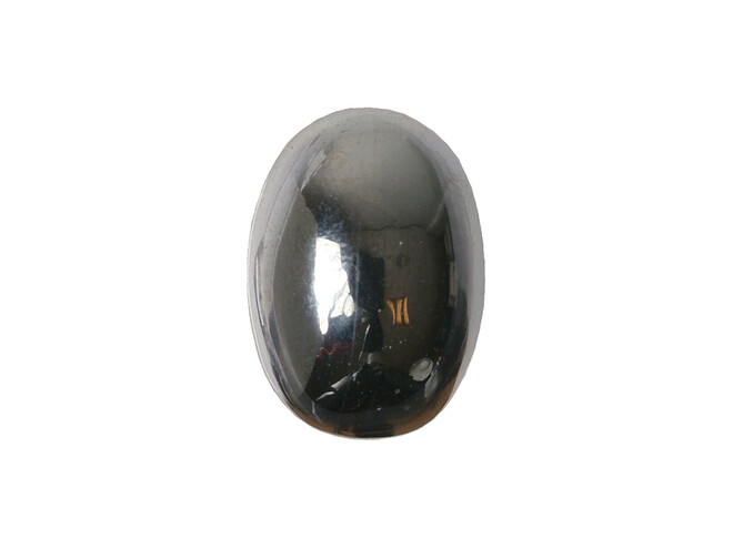 Hématite taille cabochon oval 10.0 x 8.0 mm