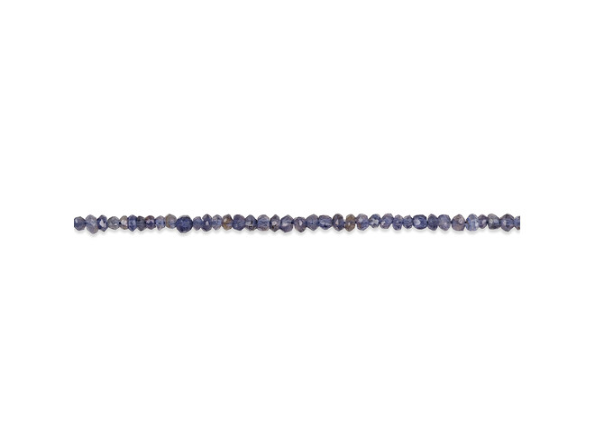 Collier d'iolites taille facettes 3.0 mm