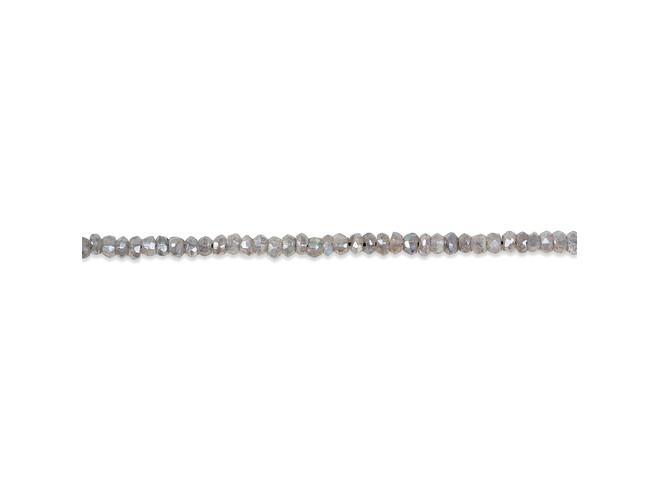 Collier de labradorites grises taille facettes 3.0 mm