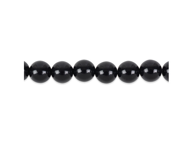 Collier d'onyx perle t/d 8.0 mm
