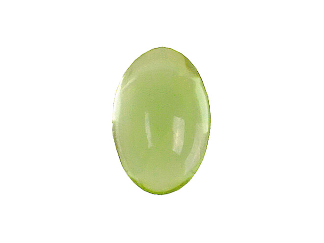 Péridot cabochon oval 9.0 x 7.0 mm