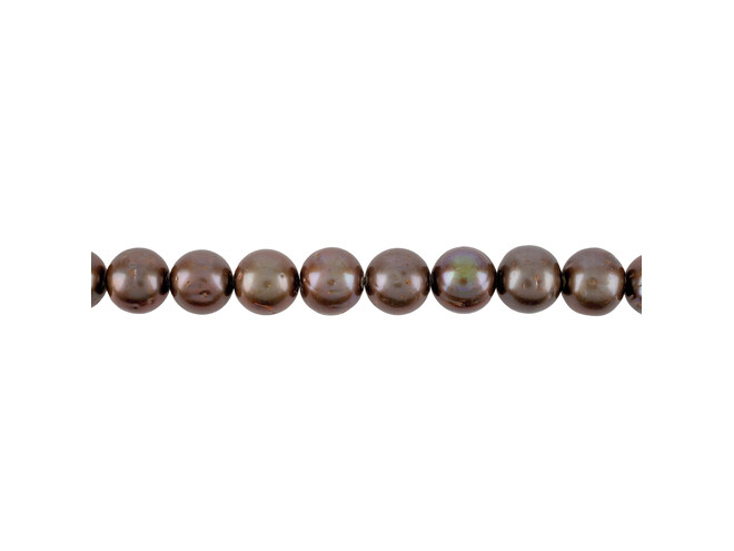 Collier de perles d'eau douce brunes 12.0 - 13.0 mm