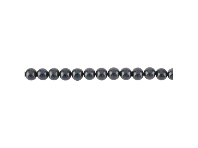 Collier de perles d'eau douce noires 9.0 - 9.5 mm