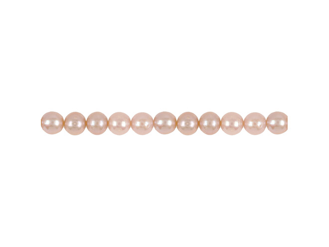 Collier de perles d'eau douce roses 7.0 - 7.5 mm