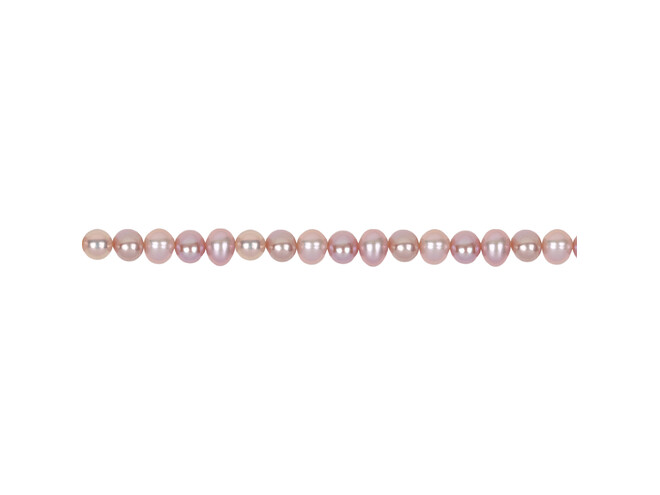 Collier de perles d'eau douce roses 8.0 - 8.5 mm