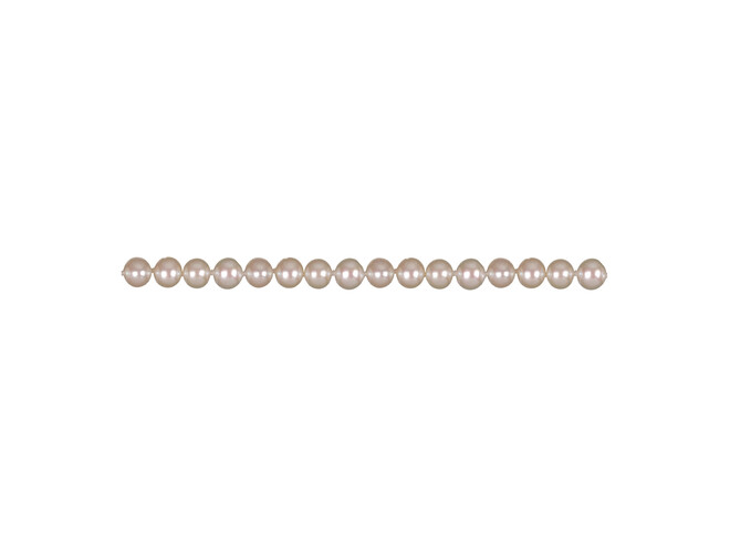 Collier de perles d'eau douce nouées blanches 6.0 - 6.5 mm