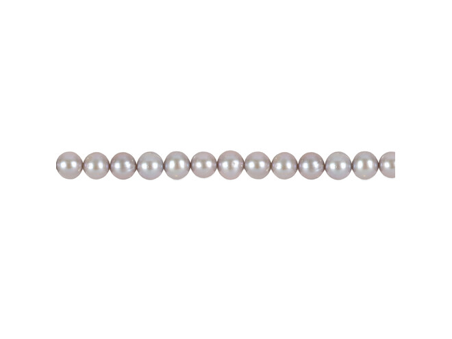 Collier de perles d'eau douce grises 7.5 - 8.0 mm