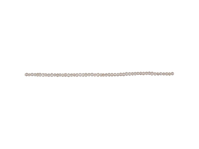 Collier de perles d'eau douce blanches 2.5 - 3.0 mm