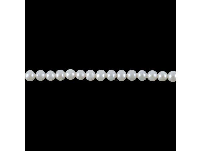 Collier de perles d'eau douce blanches 2.5 - 3.0 mm