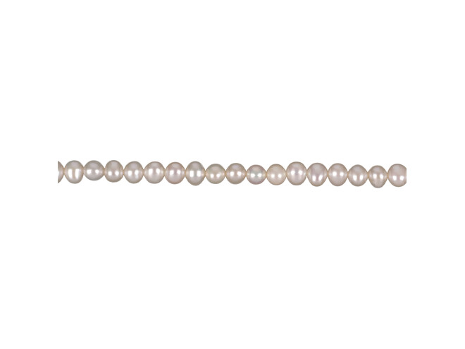 Collier de perles d'eau douce blanches 4.0 - 4.5 mm