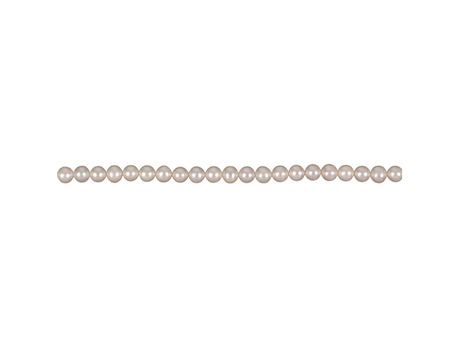 Collier de perles d'eau douce blanches 5.5 - 6.0 mm