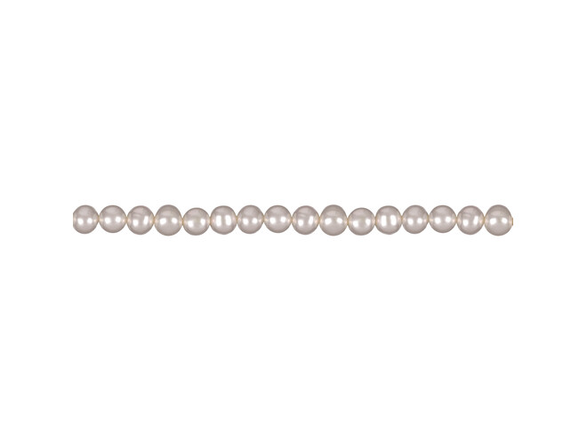 Collier de perles d'eau douce blanches 7.0 - 7.5 mm